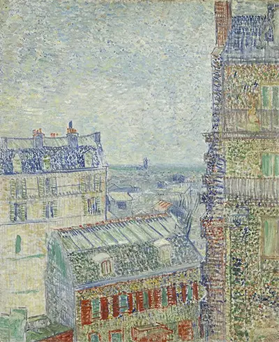 Blick auf Paris aus Vincents Zimmer in der Rue Lepic Vincent van Gogh